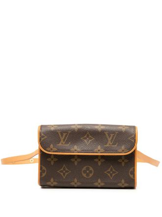 Louis Vuitton 2003 Monogram Pochette Florentine belt bag - Brown