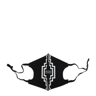 Marcelo Burlon Uomos Maschera facciale in tessuto nero