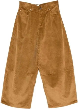 Paul Smith Dames, Broeken, Bruin, Maat: 2XS Corduroy