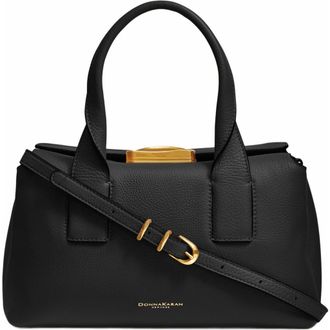 DKNY Amagansett Satchel in Black/gold at Nordstrom