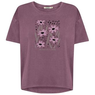 Greenbomb No Rain Feel T-Shirt f&uuml;r Damen | lila