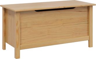 vidaXL Caja De Almacenamiento Hill Marr&oacute;n Miel 90 X 40 X 45 Cm Vidaxl