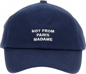 Dr&ocirc;le de Monsieur Cappello da baseball con ricamo - Blu