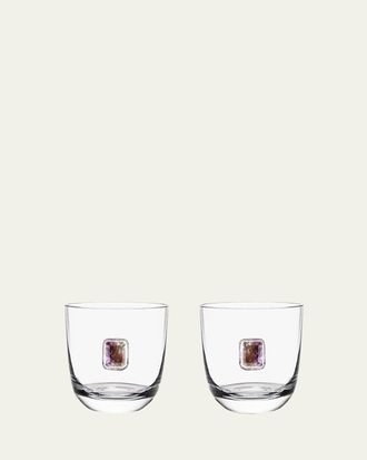 ANNA new york Elevo Double Old-Fashioned Glasses, Set of 2