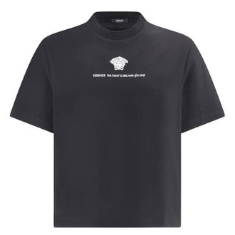 Versace Medusa Milano Short Sleeve T-Shirt, Size Medium