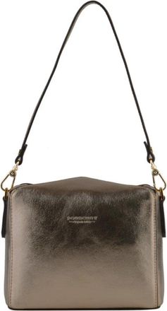 Pourchet Cassetta - Dames - Schoudertassen - Geel - ONE Size - Leer - Tassen