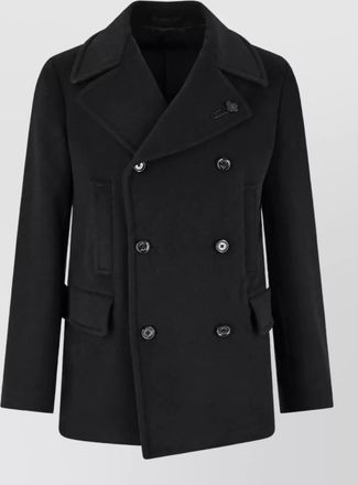 Lardini wool double breasted coat