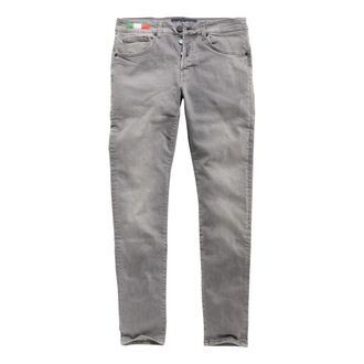 Carlo Colucci Vintage Jeans with Simple Washes - male - Carlo Colucci - Slim Fit Jeans - Gray - W32 - Jeans
