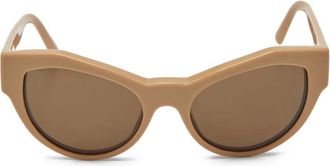 Versace Zonnebril met Medusa detail - Beige