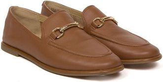 Michael Kors Womens Loafers Luggage Footwear