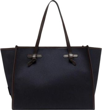 Gianni Chiarini Marcella Tote Bag - Dames - Shoppers - Blauw - ONE Size - Katoen - Tassen