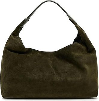 Madewell Suede Slouchy Shoulder Bag Shoulder Womens Handbags Loden, Leather/Suede