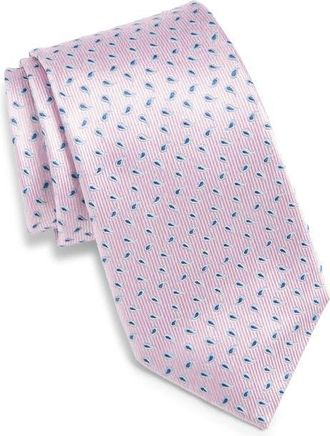 Nordstrom Neat Paisley Silk Tie in Pink at Nordstrom