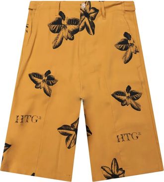 Honor The Gift Shorts a fiori - Giallo