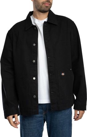 Dickies Ongevoerde Canvas Schuurjas, Zwart