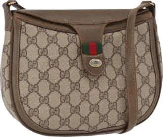 Gucci Pre-owned Cross Body Bags, female, Beige, Size: ONE SIZE Pre-owned Plastic Cross Body Bag