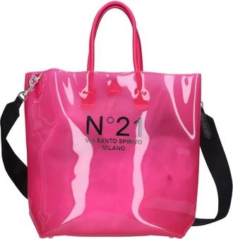 N&deg;21 Rubber bag - Dames - Shoppers - Roze - ONE Size - Tassen