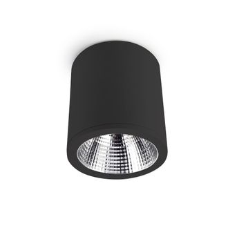 Leds - C4 Leds-c4 - Plafon Exit 25.9w Blanco Neutro - 4000k Cri 80 Negro Ip23 2284lm