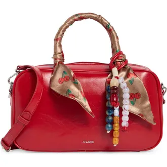 Aldo Bogdish Satchel Bag in Macaw Red at Nordstrom Rack