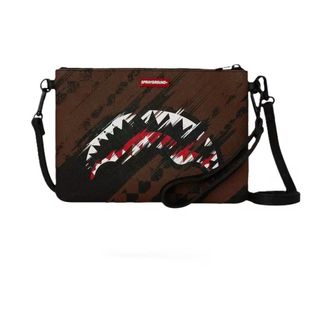 Sprayground Cross Body Bags, male, Multicolor, Size: ONE SIZE Smeared Grunge Crossbody Pouchette