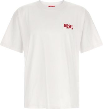 Diesel White Logo T-shirt