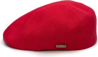 Sterkowski Rusty | 100% Linen Flat Cap for Men and Women | Newsboy Driving Gatsby Ivy Irish Scally Cabbie Peaky Scully Paperboy Summer Duckbill 6 Panel Cabby New