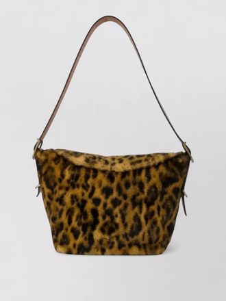 Zadig&Voltaire jane leo shoulder bag fake fur chain