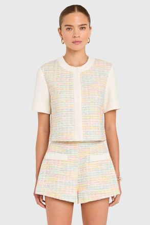 Amanda Uprichard Braswell Top In Angelica Tweed