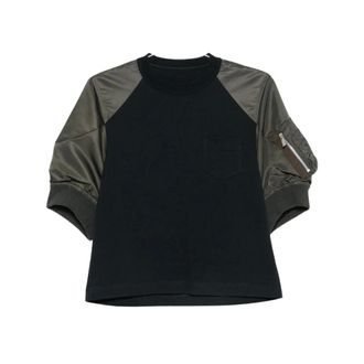 sacai Dames, Tops, Veelkleurig, Maat: M Katoen