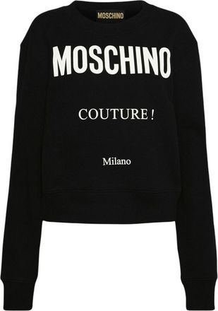 Moschino Mannen Couture Milano Sweatshirt (Fuchsia)