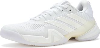 adidas Barricade 1/4 Tennis Shoes Womens Boots White/Zero Metallic/White : 10.5 B - Medium, Rubber