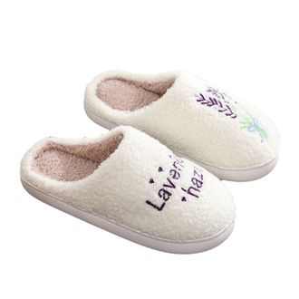 Generic slippers women size 5, slipper boots, Fashionable Indoor Thick Plush Lady Slippers For Fall/Winter Warmth And Comfort Cute