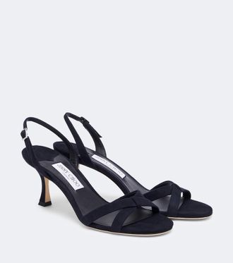 Jimmy Choo London Elsy suede slingback sandals