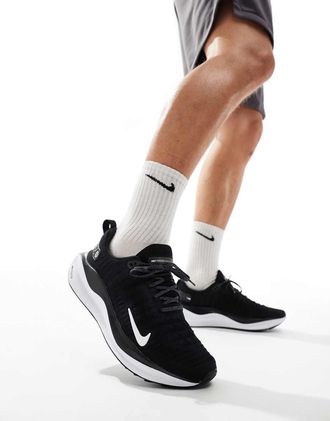 Nike Infinity Run 4 sneakers in black and white