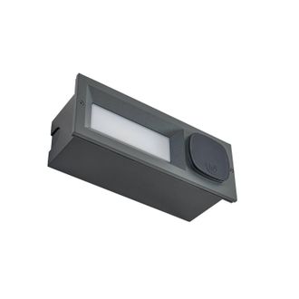 Lucande Lucande L&aacute;mpara De Pared Exterior lachlain En Negro Metal