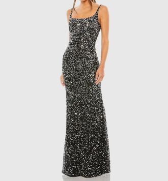 Mac Duggal Womens Formal Dress In Black