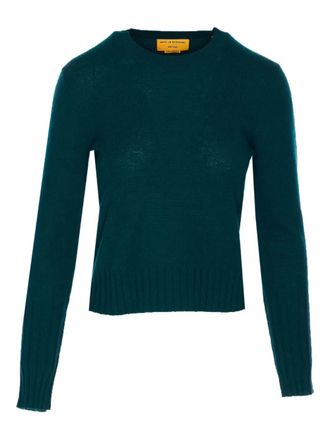 Guest In Residence crew-neck cashmere sweater - women - Cashmere - S - Green