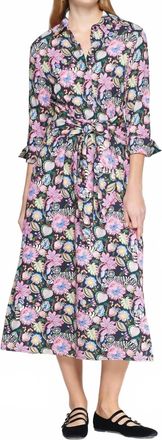 Vilagallo Safari Print Dress In Multi