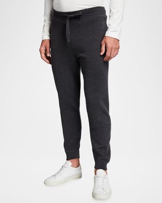 Corneliani Men & apos;s Solid Track Suit Pants