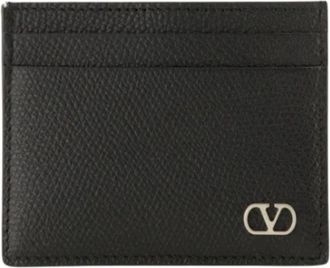 Valentino Portemonnees - Heren - Portefeuilles - Zwart - ONE Size - Leer - Accessoires