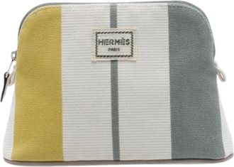 Herm&egrave;s Pre-owned Canvas Pouch - Dames - Vintage Accessoires - Veelkleurig - ONE Size - Vintage