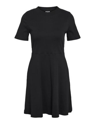 Noisy May Noisy may Womens Nmelinor S/S Skater Dress JRS Noos, Black, L