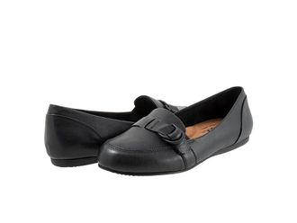 Softwalk Serra Womens Flat Shoes Black : 8 M (B), Synthetic/Textile