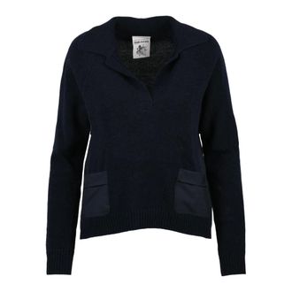 Semicouture Dames, Truien, Blauw, Maat: XS Wol