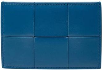 Bottega Veneta Pre-owned Wallets, female, Blue, Size: ONE SIZE Pre-owned Vintage Leather Wallet