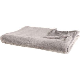 Beliani Blanket CHAAB 200 x 220 cm Light Grey