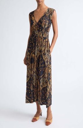 Ulla Johnson Ursula Print Sleeveless Maxi Dress in Twilight Paisley at Nordstrom, Size X-Small