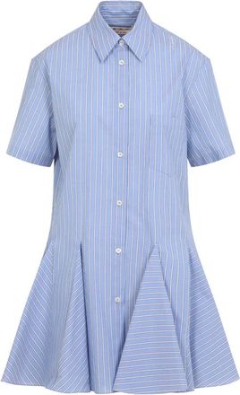 Marni Overhemdjurk - Dames - Shirt Kleedjes - Blauw - XS - Katoen - Kleedjes