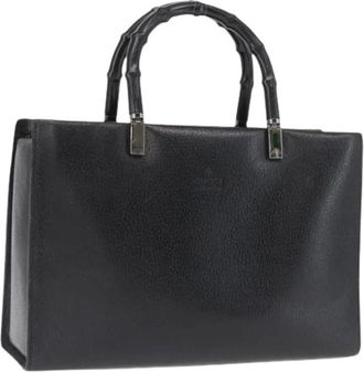 Gucci Pre-owned Handbags, female, Black, Size: ONE SIZE Pre-owned Vintage Handbag