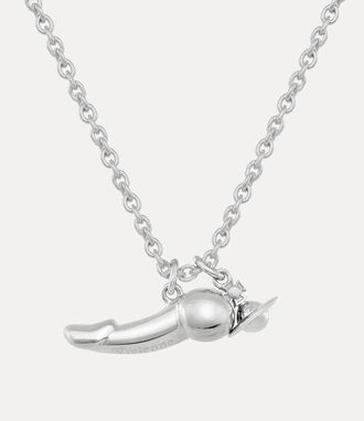 Vivienne Westwood Man. Penis Pendant Necklace Silver Men